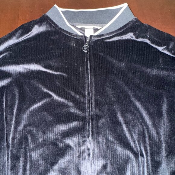 Victoria's Secret Velour Bomber Jacket - Picture 1 of 3